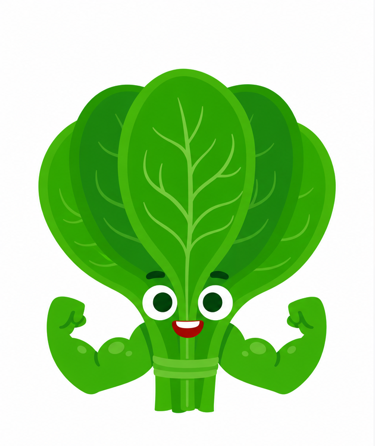 Illustrated green plant